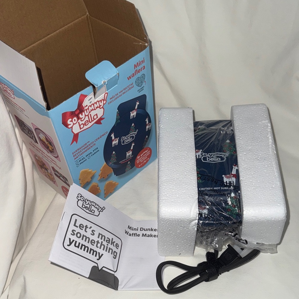 So Yummy! Bella Mini Dunker Waffle Maker - Picture 4 of 5